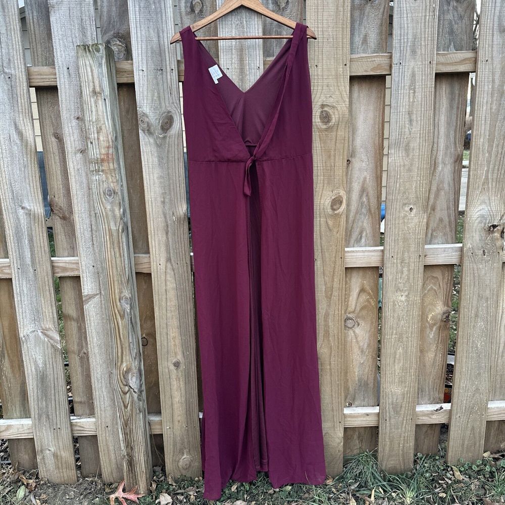NWT Birdy Grey Minae Dress Chiffon Cabernet XS New NWT Bridesmaid Wedding